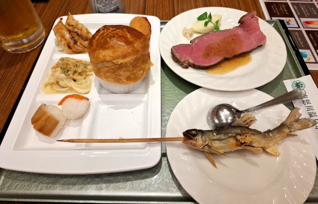 鬼怒川温泉ホテル夕食